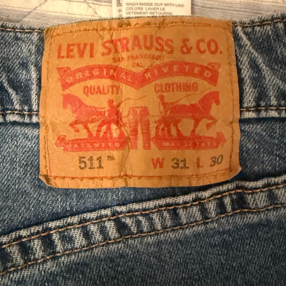 Levi's Blue Slim Jeans Classic Style
